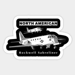 North American Sabreliner Sticker